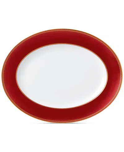Wedgwood Renaissance Red Oval Platter In No Color