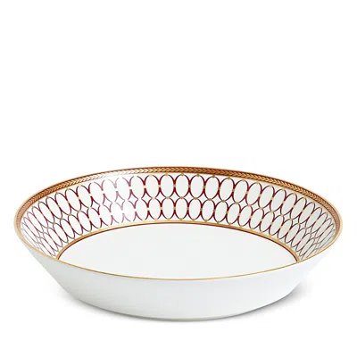 Wedgwood Renaissance Red Pasta Bowl In White