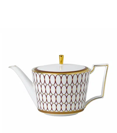 Wedgwood Renaissance Red Teapot