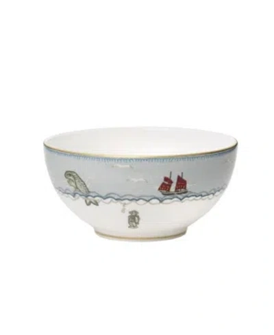 Wedgwood Sailors Farewell Soup/cereal Bowl 6" In Multi