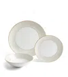 Wedgwood Set Of 12 Gio Gold Dinnerware Pieces