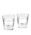 Wedgwood Set Of 2 Crystal Neo Tumblers In Clear