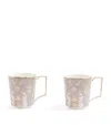 Wedgwood Set Of 2 Renaissance Mugs In Grey