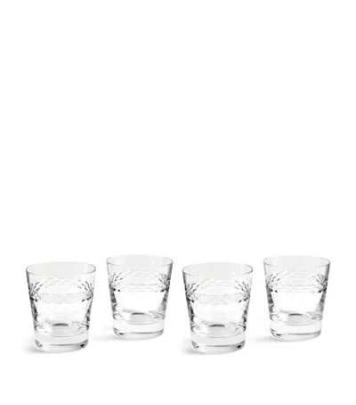 Wedgwood Set Of 4 Crystal Neo Tumblers In Clear