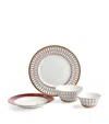 Wedgwood Set Of 8 Renaissance Red Dinnerware Pieces In Red
