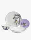 Wedgwood Sheila Bridges Harlem Toile De Jouy Bone China 4-piece Place Setting