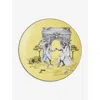 Wedgwood Sheila Bridges Harlem Toile De Jouy Dancing Bone China Accent Plate 20cm