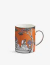 Wedgwood Sheila Bridges Harlem Toile De Jouy Dancing Bone China Mug 350ml