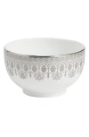 Wedgwood Silver Tonquin Bone China Bowl In Metallic