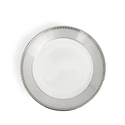 Wedgwood Silver Tonquin Deep Plate 22cm 8.6in In Gray