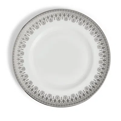 Wedgwood Silver Tonquin Plate 27.3cm 10.7in In Gray