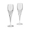 Wedgwood Vera Wang Diamond Mosaic Flutes, Set Of 2 In Clear