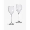 Wedgwood Vera Wang Duchesse Crystal Wine Glasses Set Of Two