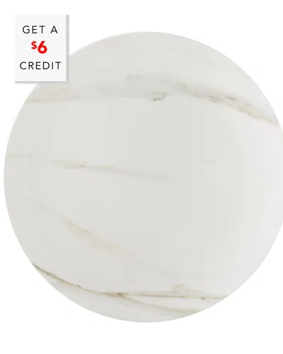 Wedgwood Vera Wang For  10.75in Venato Imperial Dinner Plate With $6 Credit In White