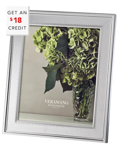 Wedgwood Vera Wang For  Grosgrain 8x10in Frame With $18 Credit In Multi