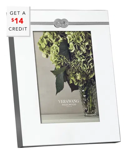 Wedgwood Vera Wang For  Infinity 5x7in Frame With $14 Credit In White