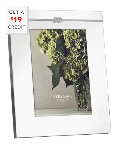 Wedgwood Vera Wang For  Infinity 8x10in Frame With $19 Credit In Metallic
