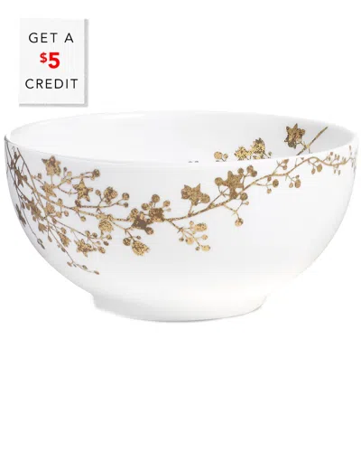 Wedgwood Vera Wang For  Jardin Soup/cereal Bowl With $5 Credit In White