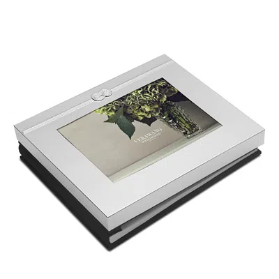 Wedgwood Vera Wang Infinity Photo Guest Book, 5 X 7 In Silver