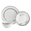 Wedgwood Vera Wang Lace 12 Piece Dinnerware Set, Service For 4 In Multi
