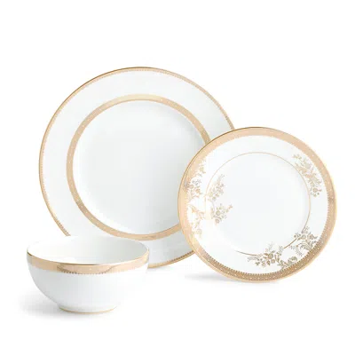 Wedgwood Vera Wang Lace Gold Dinnerware Set, 12 Piece Set