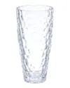 Wedgwood Vera Wang Sequin 9in Vase In Transparent