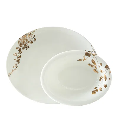 Wedgwood Vera Wang  Vera Jardin 2-piece Serving Set In White