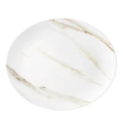 Wedgwood Vera Wang  Vera Venato Imperial 13.75 Platter In Marble