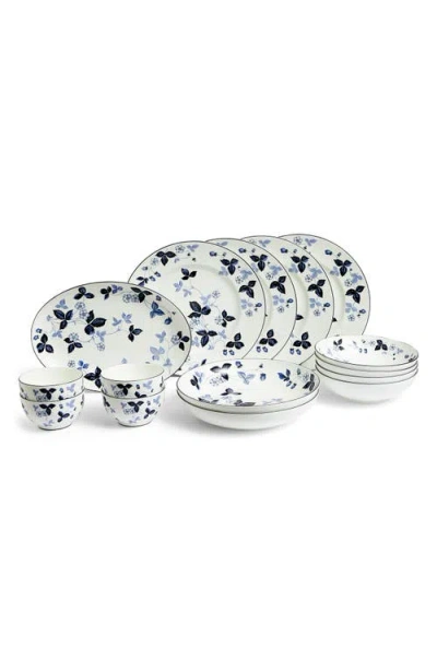 WEDGWOOD WEDGWOOD WILD STRAWBERRY 15-PIECE BONE CHINA DINNERWARE SET