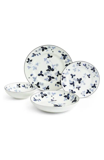 WEDGWOOD WEDGWOOD WILD STRAWBERRY 4-PIECE BONE CHINA DINNERWARE SET