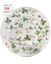 Wedgwood Wild Strawberry 5pc Place Setting With $25 Credit