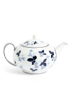 Wedgwood Wild Strawberry Floral-print Bone-china Teapot 800ml In Blue