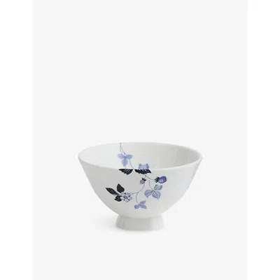 Wedgwood Wild Strawberry Bone-china Rice Bowl 12cm In White