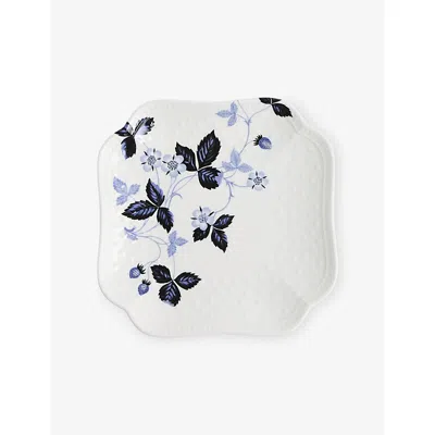 Wedgwood Wild Strawberry Bone-china Small Dish 13.9cm In White