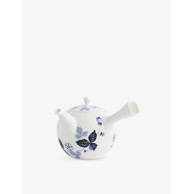 Wedgwood Wild Strawberry Bone-china Teapot 430ml In White