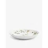 Wedgwood Wild Strawberry Floral-pattern Bone-china Coupe Bowl 25cm