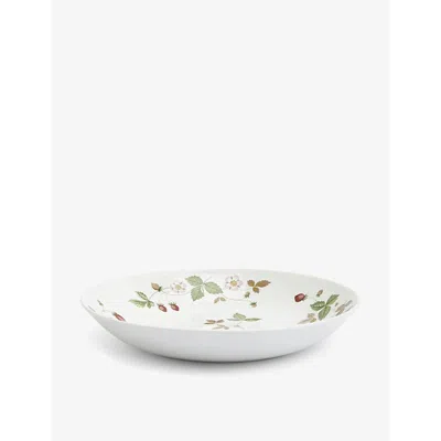 Wedgwood Wild Strawberry Floral-pattern Bone-china Coupe Bowl 25cm