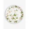 Wedgwood Wild Strawberry Floral-pattern Bone-china Plate 27cm