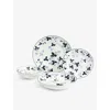 Wedgwood Wild Strawberry Floral-print Bone-china Four-piece Set