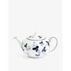 Wedgwood Wild Strawberry Floral-print Bone-china Teapot 800ml