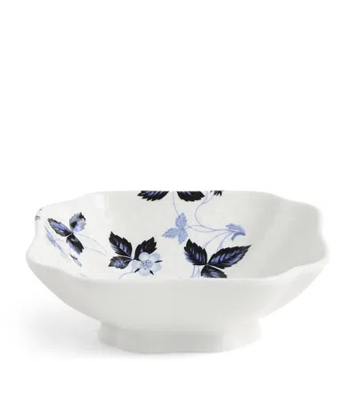 Wedgwood Wild Strawberry Inky Blue Bowl In Multi