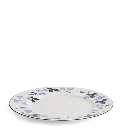 Wedgwood Wild Strawberry Inky Blue Plate In Multi