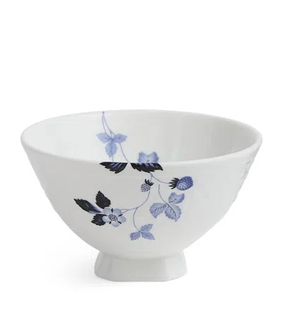 Wedgwood Wild Strawberry Inky Blue Rice Bowl