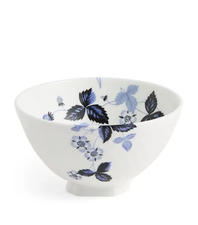 Wedgwood Wild Strawberry Inky Blue Rice Bowl