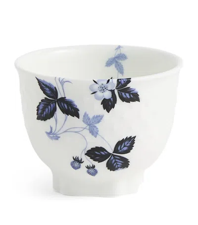 Wedgwood Wild Strawberry Inky Blue Tea Bowl