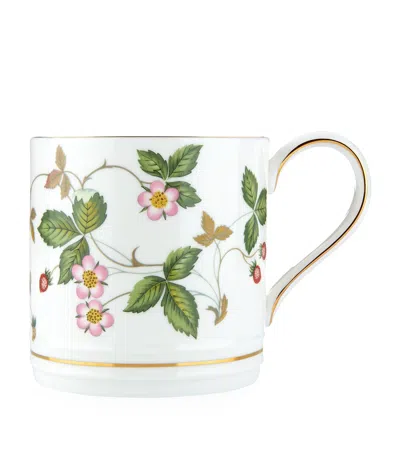 Wedgwood Wild Strawberry Mug In White