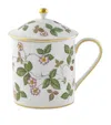 Wedgwood Wild Strawberry Mug And Cover