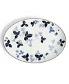 Wedgwood Wild Strawberry Inky Blue Oval Plate