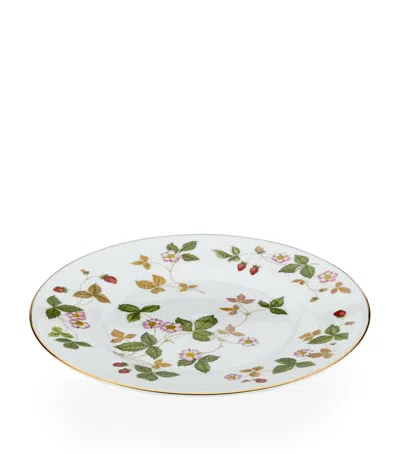 Wedgwood Wild Strawberry Plate In White