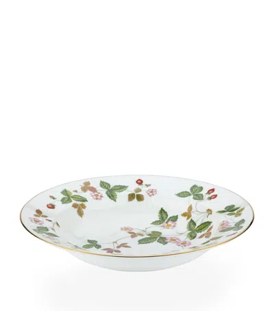 Wedgwood Wild Strawberry Soup Plate In White